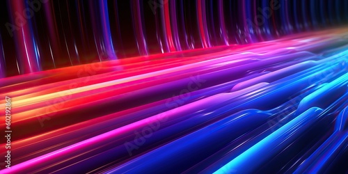 Vibrant technology neon col...