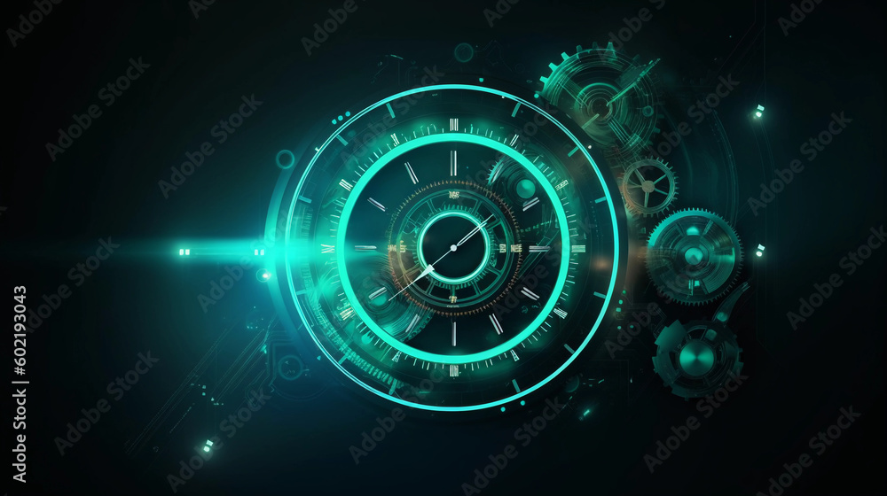 Abstract, the concept of time. Emphasizing the fleeting nature of time and the preciousness of time. AI generative. Abstract, the concept of time. Emphasizing the fleeting nature of time and the preciousness of time. AI generative.