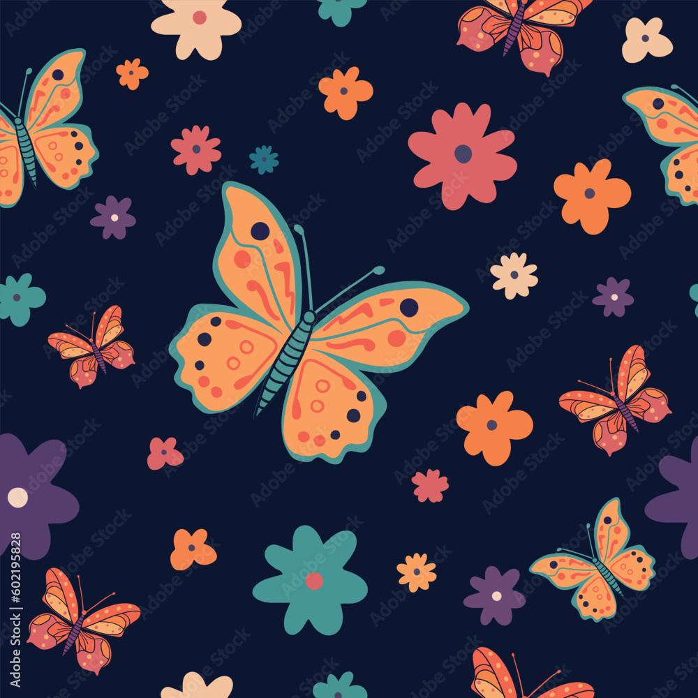 seamless pattern with butterflies seamless pattern with butterflies