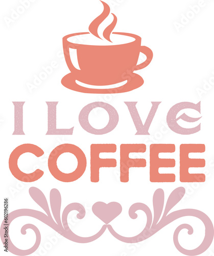 i love coffee svg