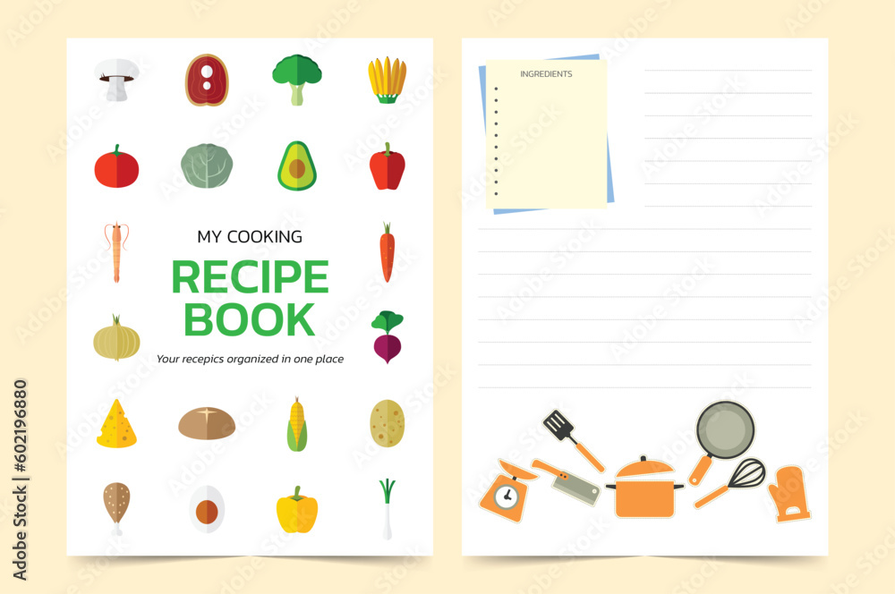Cooking recipe book design guideline Cooking recipe book design guideline