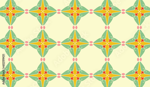  KDP Geometric Coloring Pattern  