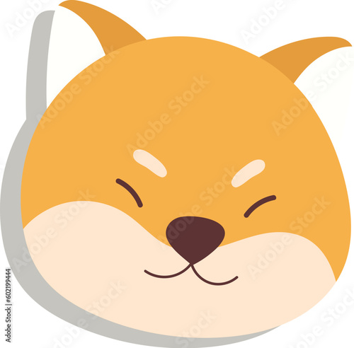 Shiba Inu Dog Head