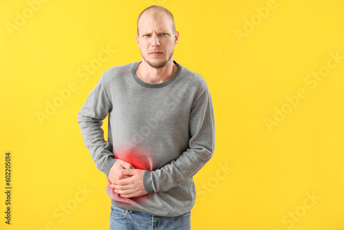 Young man suffering from ap...