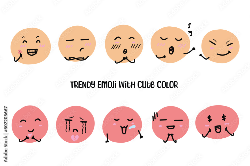Original Emoji with Cute Expression Collection Original Emoji with Cute Expression Collection