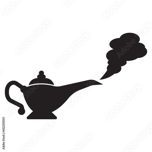 Genie symbol icon,logo illustration design template.