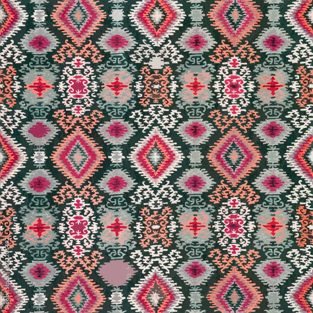 seamless Ajrakh Pattern,Abstract desing,Watercolour,Damask,digital,Floral,Geometric,Ikat,ajrakh print,Indian,allover,Paisley,African,Batik,ethnic pattern textile design for print