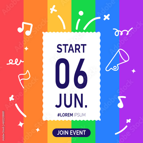 card with celibate pride month