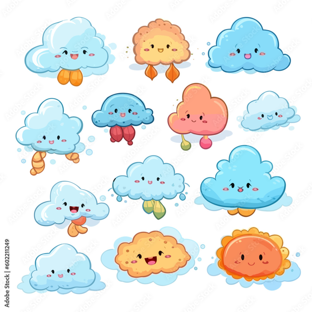 seamless pattern with pastel clouds set 9 seamless pattern with pastel clouds set 9