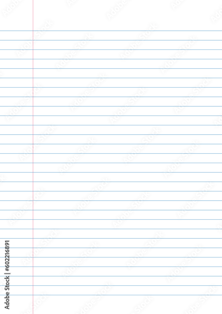 Notebook paper background. Lined notebook paper Notebook paper background. Lined notebook paper