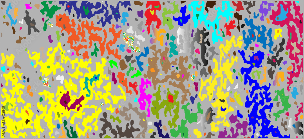 Fototapeta premium Color mosaic. Abstract shape art. Grunge background. Perfect for fashion, textile design, cute themed fabric, on wall paper, wrapping paper and home decor.