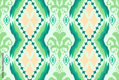 Ethnic Figure aztec embroidery style. Geometric ikat oriental traditional art pattern.Design for ethnic background,wallpaper,fashion,clothing,wrapping,fabric,element,sarong,graphic,vector illustration