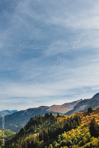 landscape with mountains