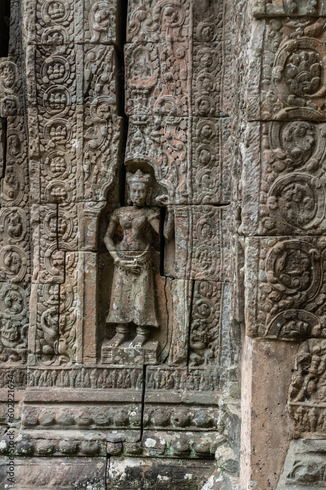 Banteay Samré temple, is a temple at Angkor  showcases the unity of Hinduism and Buddhism located on Siem Reap, Cambodia