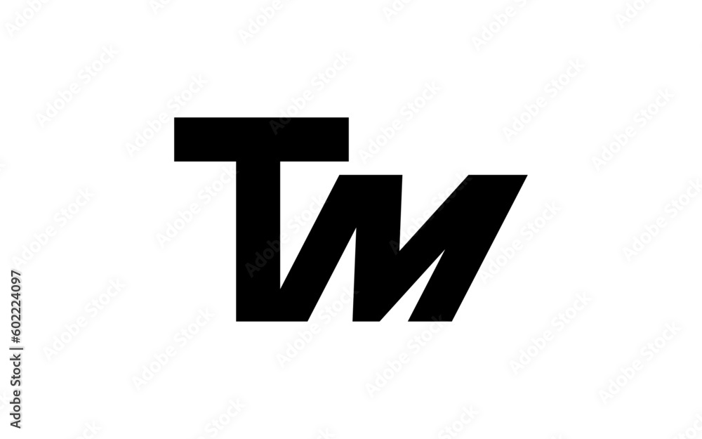 Fototapeta premium TM letter logo template 