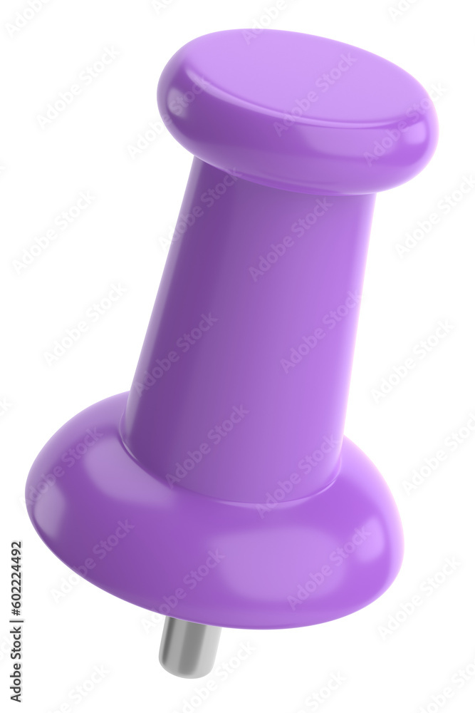 Push pin. Drawing pin. 3D pin. 3D illustration. Push pin. Drawing pin. 3D pin. 3D illustration.