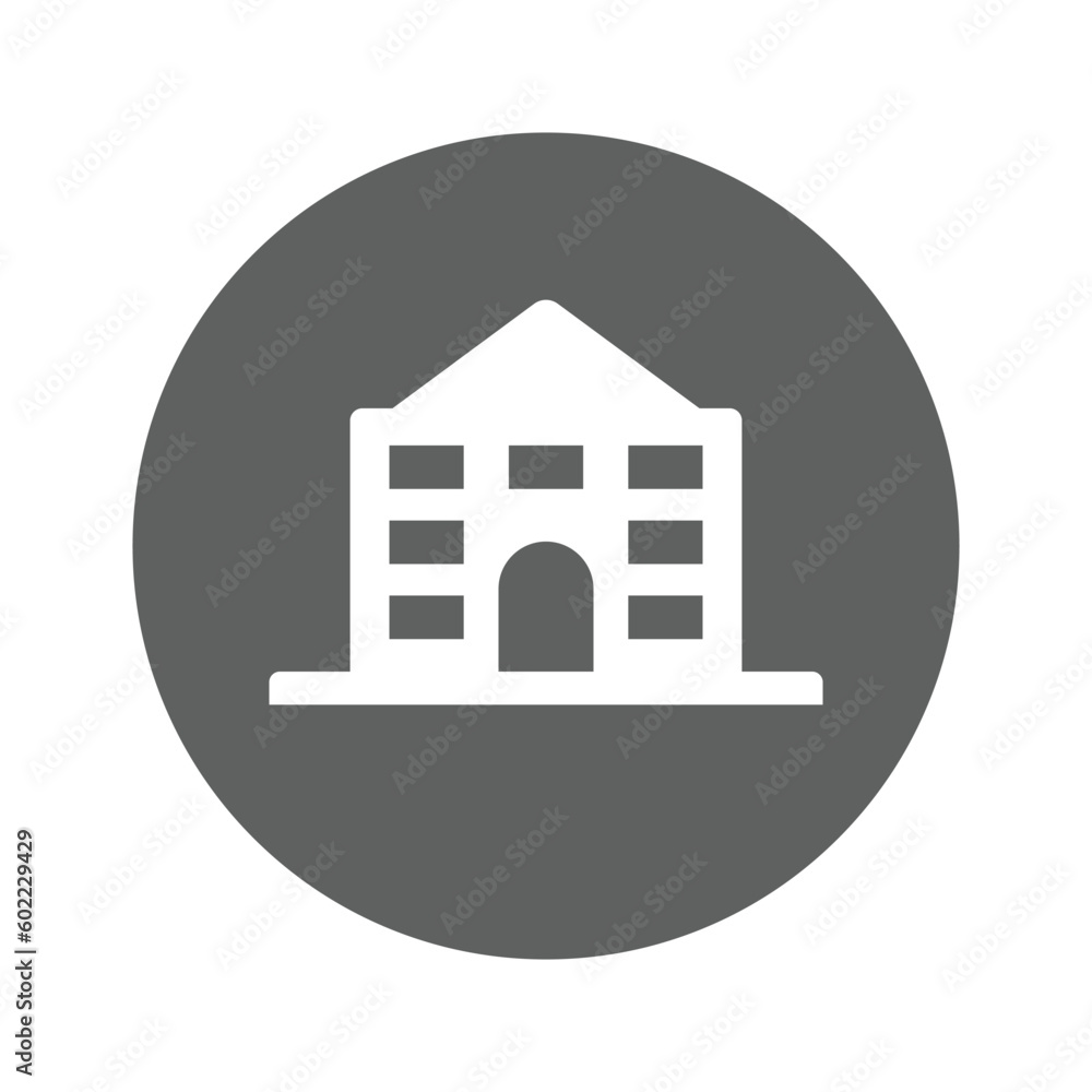 Academic, academy, building icon. Academic, academy, building icon.
