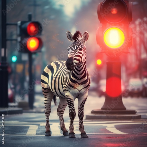 zebra crossing the road © Rafa