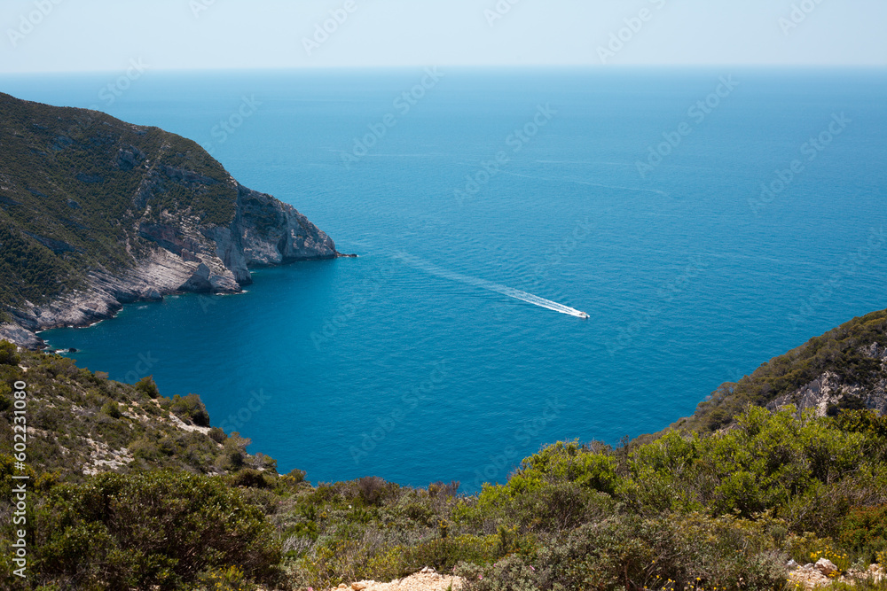 View from Zakynthos Island, Greece