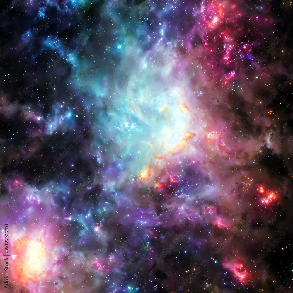Obraz premium Space galaxy star nebula clouds background