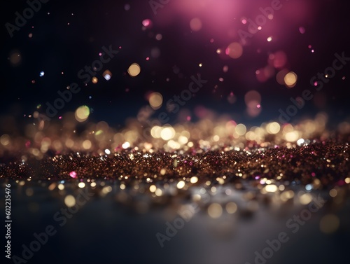 Glitter Cascade: Shimmering Specks of Glamour Background