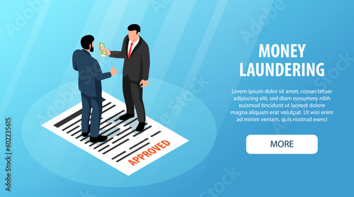Money Laundering Horizontal Banner