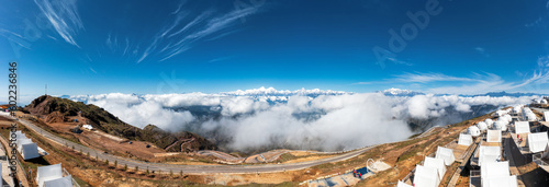 Niubei Mountain sea of clouds in Western Sichuan plateau, Sichuan province, China. photo