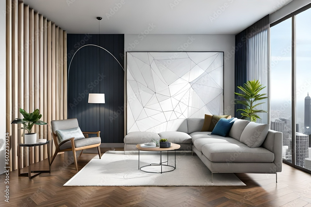 Fototapeta premium Elegantes Wohnzimmer