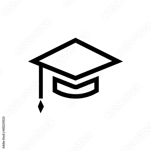 Сorner cap icon ,student cap vector sign design. Education icon