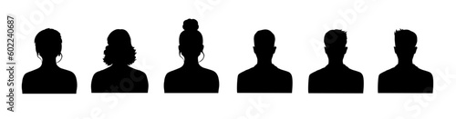  Profile Pictures Collection. Avatar icons set. Male and female
