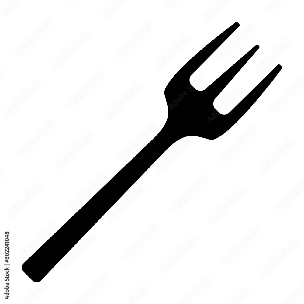 Fork Glyph Icon Fork Glyph Icon
