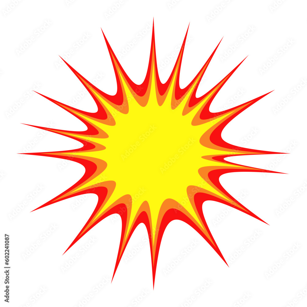Bomb Explosion Illustration Bomb Explosion Illustration