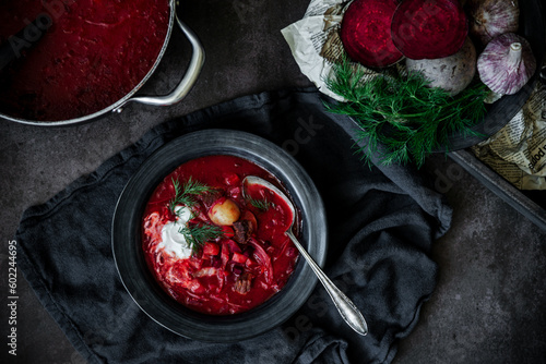 Traditional Ukrainian dish `holubtsi`, cabbage rolls stuffed with meat and rice mixture