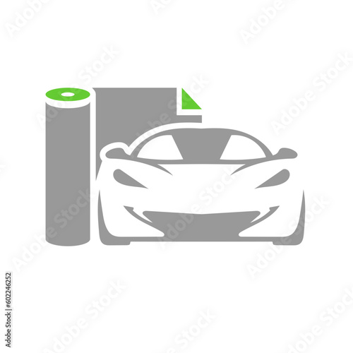 Car wrapping icon
