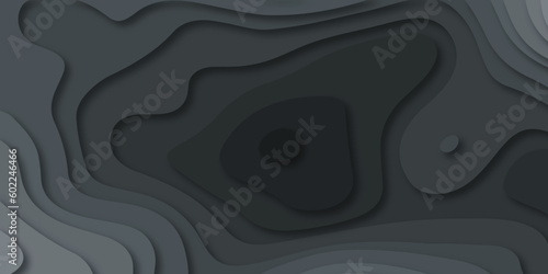 Seamless pattern Topographic line map background. Abstract pattern with lines. Vector sea map and mount map geographic and topographic contours map background. White wave paper curved reliefs.