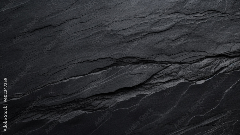Black stone background. Created with generative Ai technology. Black stone background. Created with generative Ai technology.