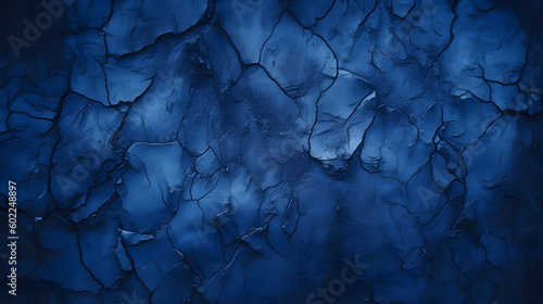 Leinwand Poster Black dark navy blue texture background for design