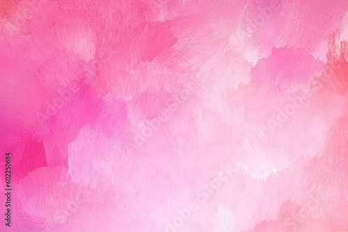 Abstract brush painted sky fantasy pastel pink watercolor background  Decorative soft pink paper texture  Acrylic shinny pink flowing ink grunge texture  soft pink splash abstract pink background