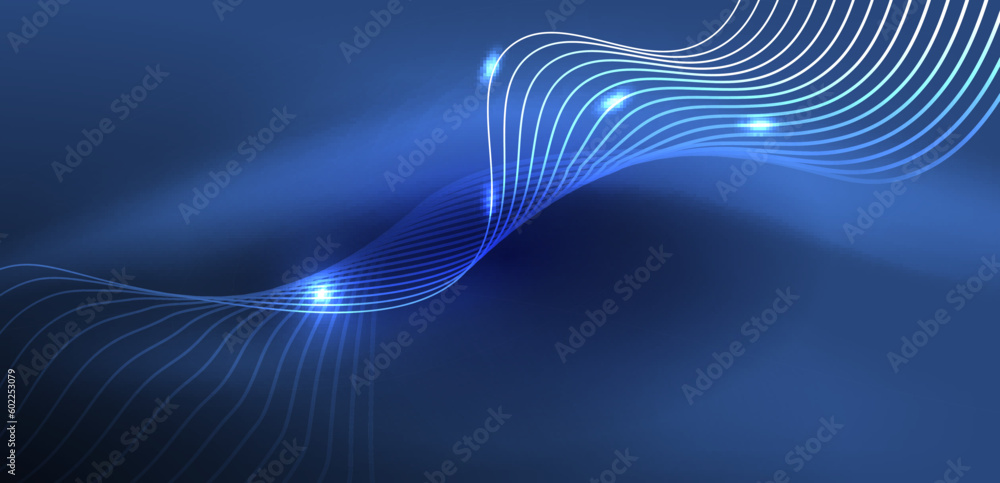 Abstract background neon wave. Hi-tech design for wallpaper, banner, background, landing page, wall art, invitation, prints, posters Abstract background neon wave. Hi-tech design for wallpaper, banner, background, landing page, wall art, invitation, prints, posters
