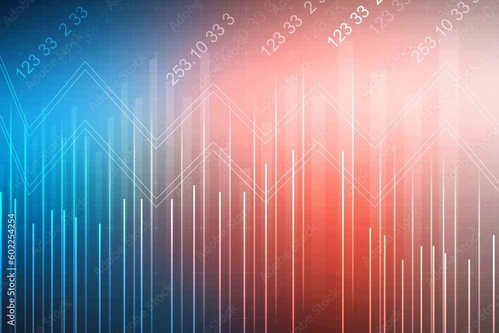 2d illustration Abstract futuristic electronic circuit technology background 2d illustration Abstract futuristic electronic circuit technology background