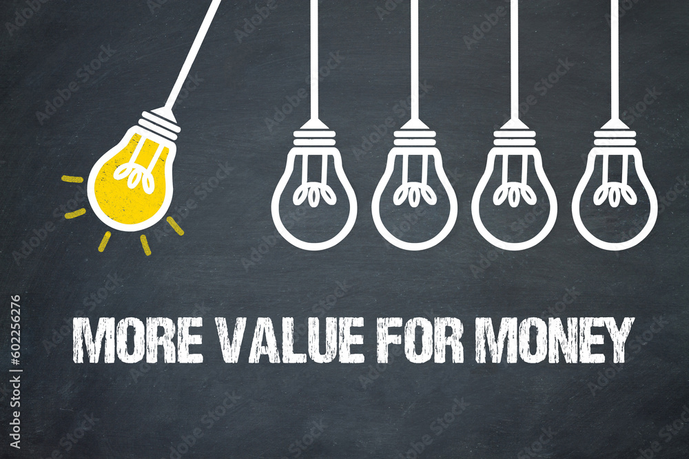 More Value for Money	 - obrazy, fototapety, plakaty 
