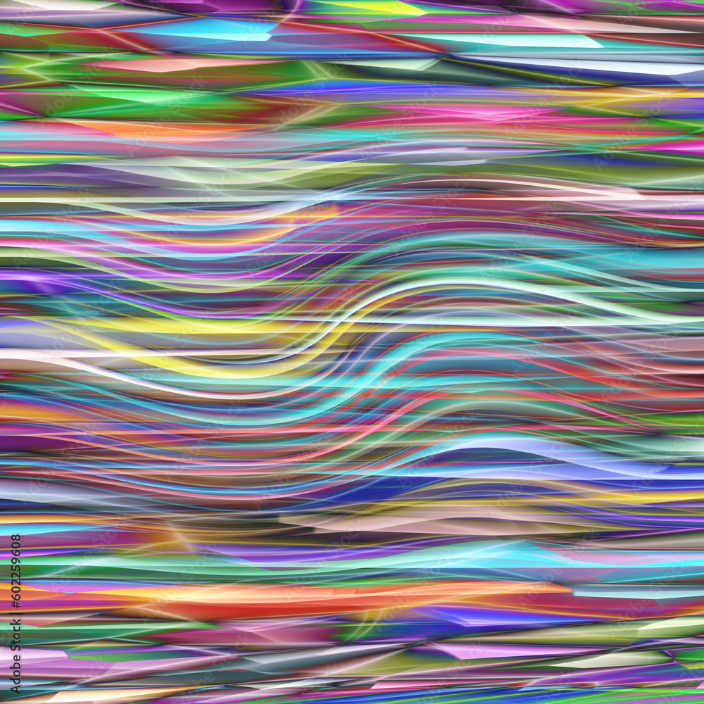 full rainbow spectrum colours in overlapping horizontal and wavy design full rainbow spectrum colours in overlapping horizontal and wavy design