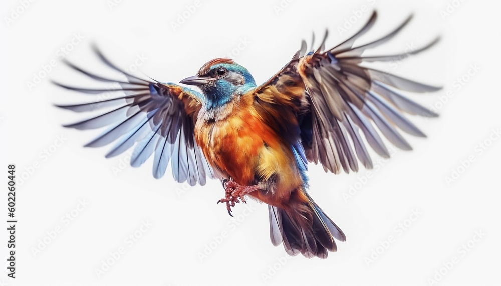 Fototapeta premium Colorful birds, bird standing, bird flying, group of birds, flying birds