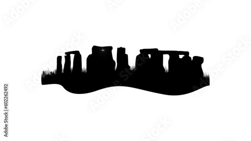 stonehenge silhouette