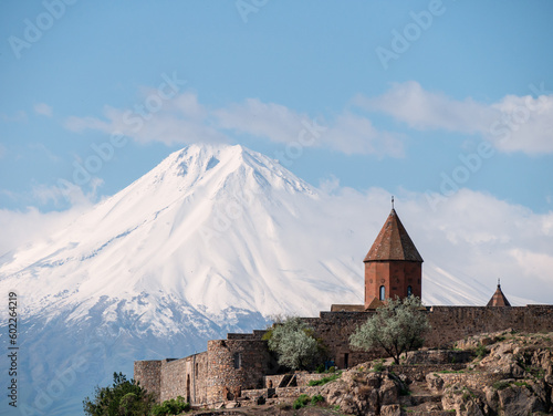 Khor Virap Monastery, Armenia with Little Ararat in the background