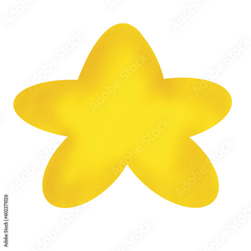 yellow star shape 