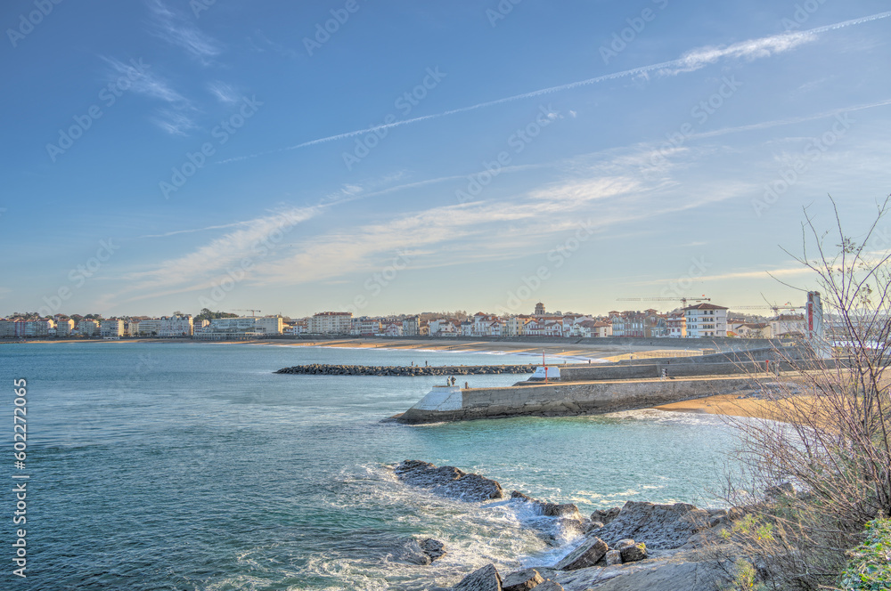 Saint Jean de Luz Ciboure, France, HDR Image