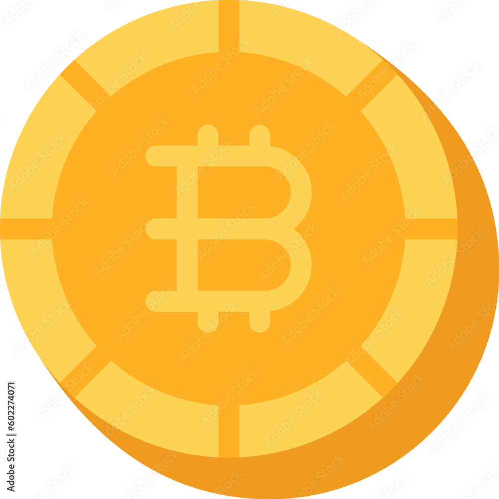 Obraz premium bitcoin icon