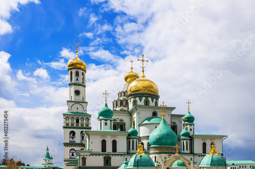 Resurrection Cathedral of New Jerusalem Monastery near Istra town in Moscow Region of Russia photo