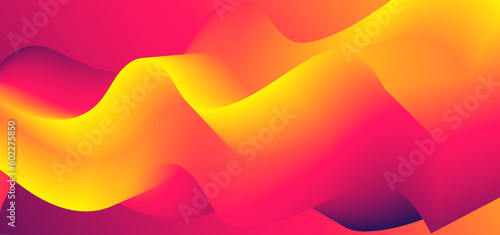 abstract trendy 3d wavy fluid background wallpaper. Colorful gradient color 3d fluid liquid wallpaper background. Abstract 3d landing page template. Website concept, flyer, brochure, banner background